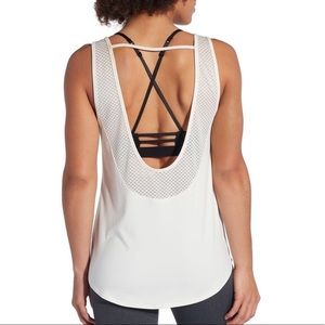 Calia open back tank and 2 in 1 shorts